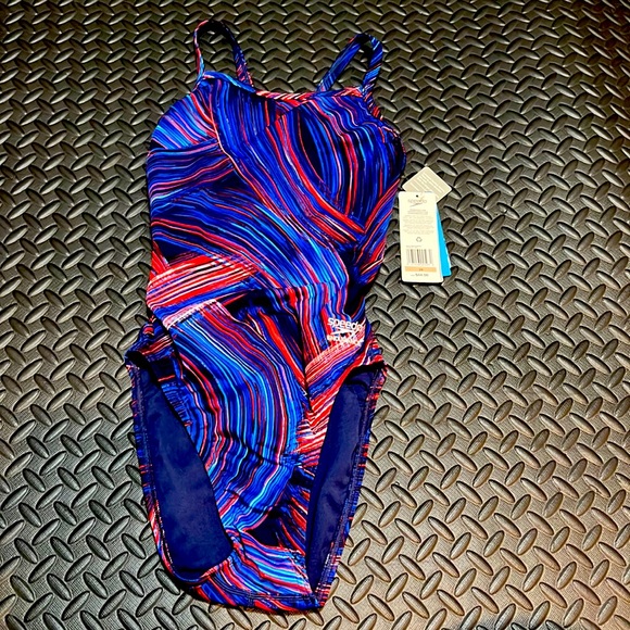 Brand new speedo, endurance plus red, white and blue bathing suit - Picture 1 of 4